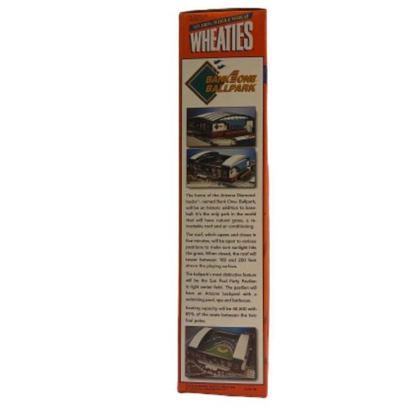 🆕1998 Wheaties Diamond Backs Inaugural Season Cereal Box - Picture 4 of 6